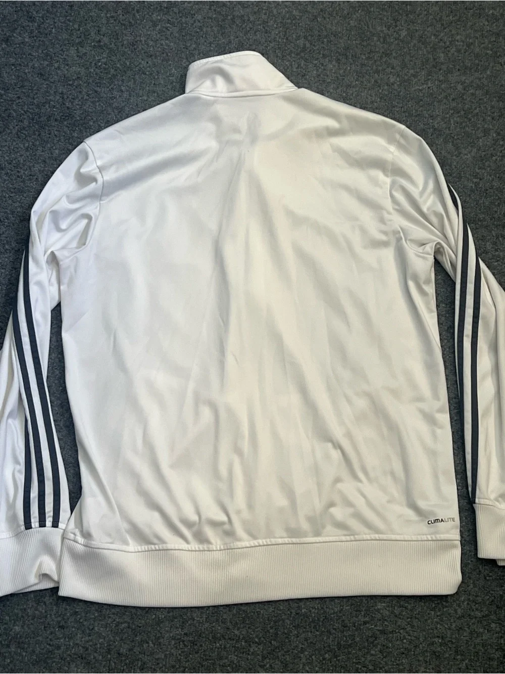 adidas Men’s Climalite Full Zip Track Jacket, Large
